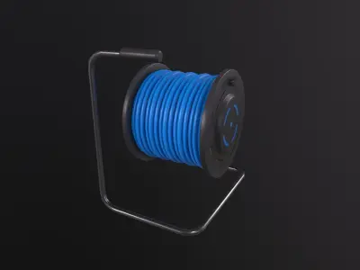 Extension Cable 3D Model Low-poly 3D model