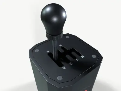 VNM Gear shifter Low-poly 3D model