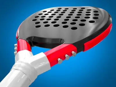 Padel Metalbone Racket 3D model