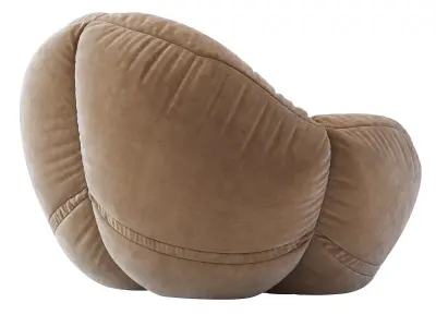 Cloth Bean Bag Chair 3D model