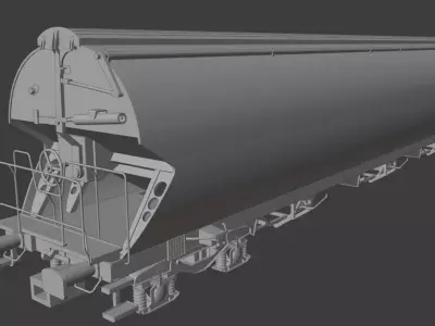 H0 1-87 scale Tagnpps 130 grain wagon 3D print model