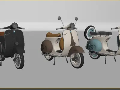 Piaggio Vespa 3D model