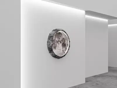 Moon Decoration Portrait Free 3D model