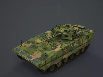 ZBD 04A Low-poly 3D model