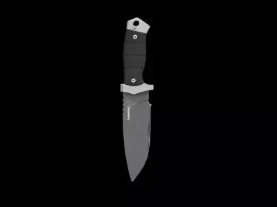 damascus knife 3d model 3D model