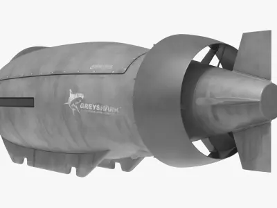 Greyshark GS P1 Bravo Marine Drone Dirt 3D model