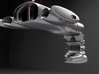 Sci-Fi HandGun MU-551 3D model