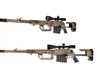 CheyTac M200  Sniper Rifle  3D model