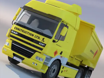 DAF CF85 Tipping Dumper 3D model