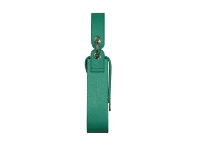 Green Leather Mini Hobo Bag 3D model