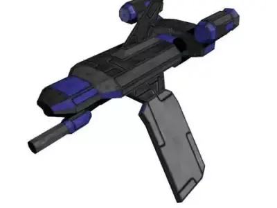 Space drone Free low-poly 3D model
