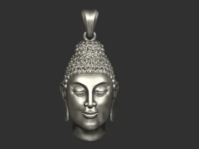 Buddha pendant 3d model 3D model