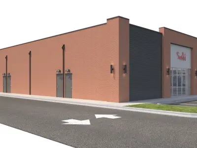 Retail-185 Retail Store 3D model purchase