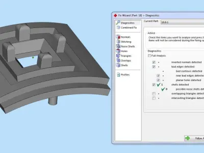 male ring  with antique statues 3D print model