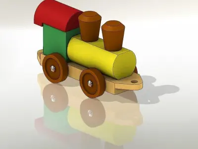 Train constructor for kids 3D print model