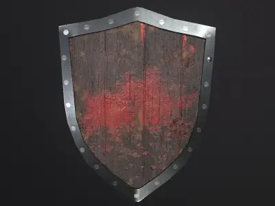 Heater Shield Low-poly 3D model buy