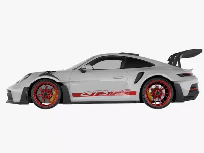 Porsche GT3RS Standard 2023 3D model