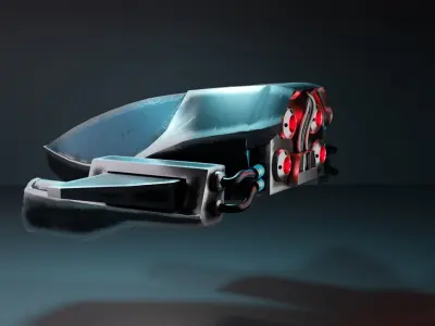 Spaceship 3D model 15