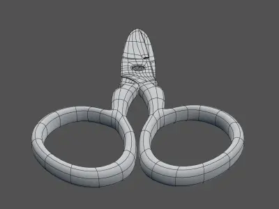 Scissors pair of 3D model purchase