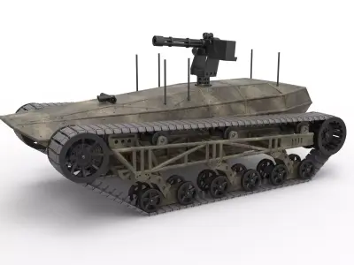 Tracked vehicle Scale 1 to 25 3D print model purchase