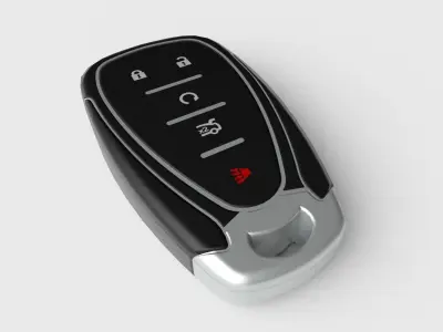 Car Key LP 02 Low-poly 3D model