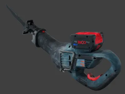 BOSCH GSA 18-V RAW Scan 3D model