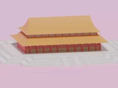 Beijing Forbidden City Hall of Supreme Harmony China 3D model