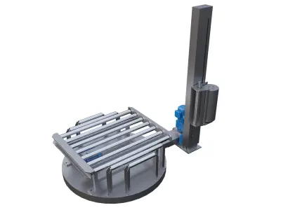 Automatic Stretch Film Packaging Machine Baler 3D model