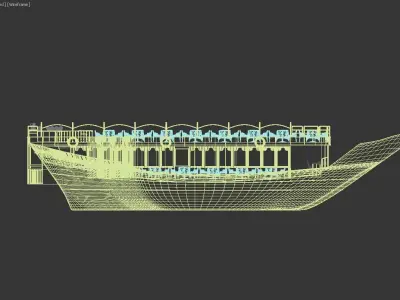 Saudi Sight-seeing Ship 3D model