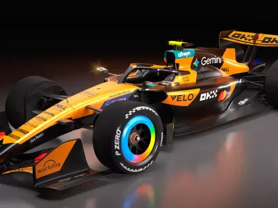 2026 Mclaren F1 plus Photoshop files 3D model