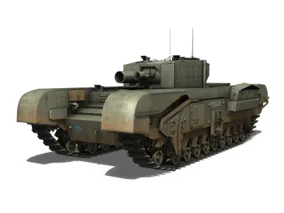 Churchill MK III - AVRE - Lynx 3D model
