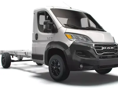 RAM Promaster Chassis Truck Single Cab 4035 WB XL 2023 3D model