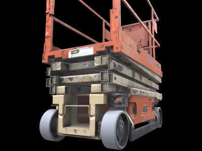 Scissor Lift Low-poly 3D model buy