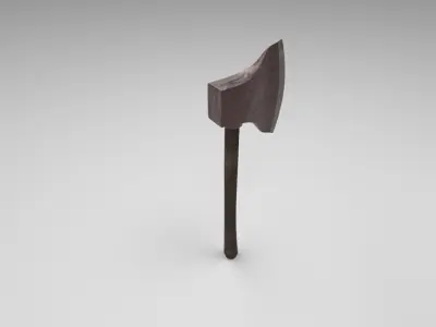 Axe Bundle 2K -Commercial License- Low-poly 3D model