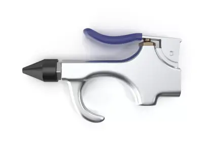 Blow Gun Tapered Rubber JT13B Low-poly 3D model