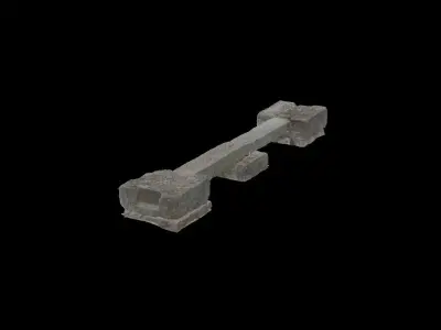 Korean Traditional Floor Stone 3D model