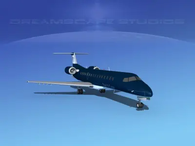 Embraer ERJ-140 Atlantic Air 3D model