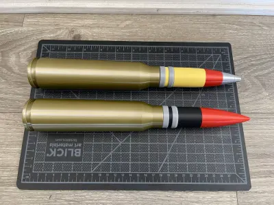 A10 Thunderbolt GAU-8 PGU14 API and PGU13 HEI 30mm x 173mm 3D print model