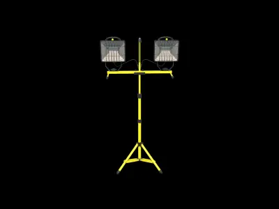Halogen work lights  3D model