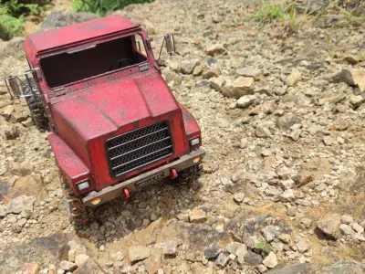 Crawler C23 Front Cab  1-10 RC Body 3D print model