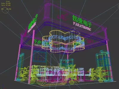Exhibition - Area -6X6-3DMAX2011-014 3D model