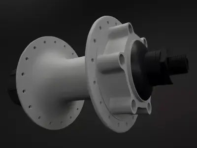 Realistic Bicycle Hub 3D model