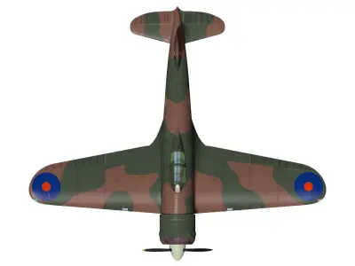 GlosterF5 3D model purchase