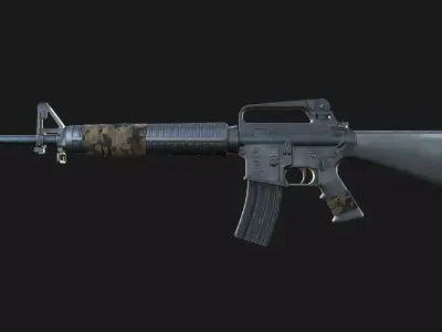 M16 A2 3D model