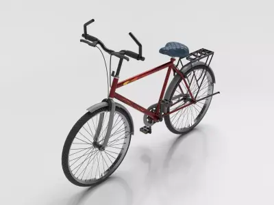 Bicycle Low-poly 3D model order