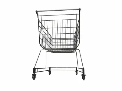 Shopping cart 3D model shop