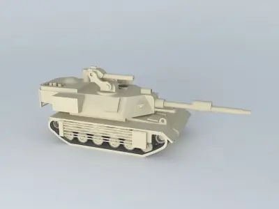 tank Tass 1 KAZ ARMY Free 3D model