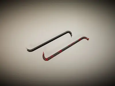 UKit Survival Weapons Low-poly 3D model