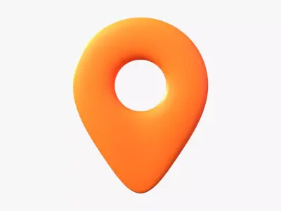 Location 3D Illustration 3D model