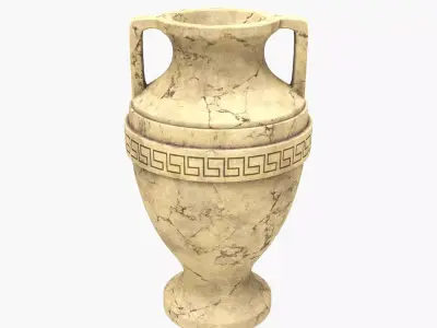 Amphora greek vase 3D model